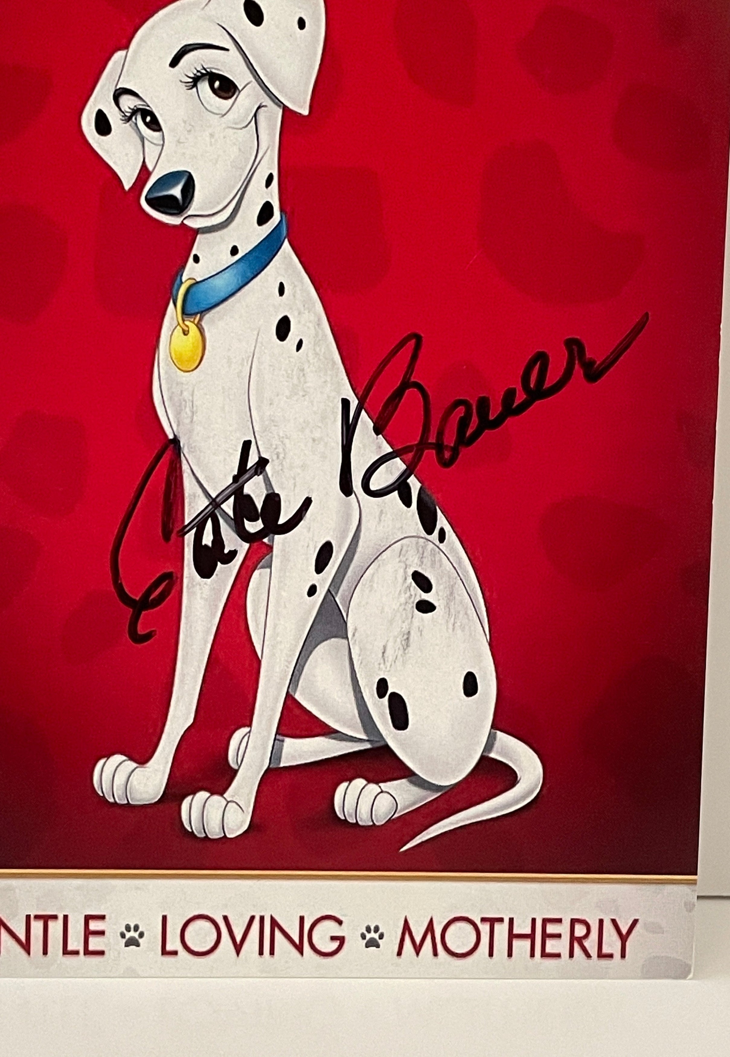 Interstellar Collectibles Inc - 101 Dalmatians Cate Bauer Signed photo 2