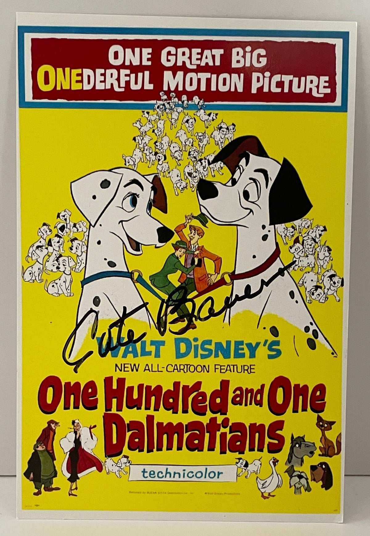 Interstellar Collectibles Inc - 101 Dalmatians Cate Bauer Signed photo 3