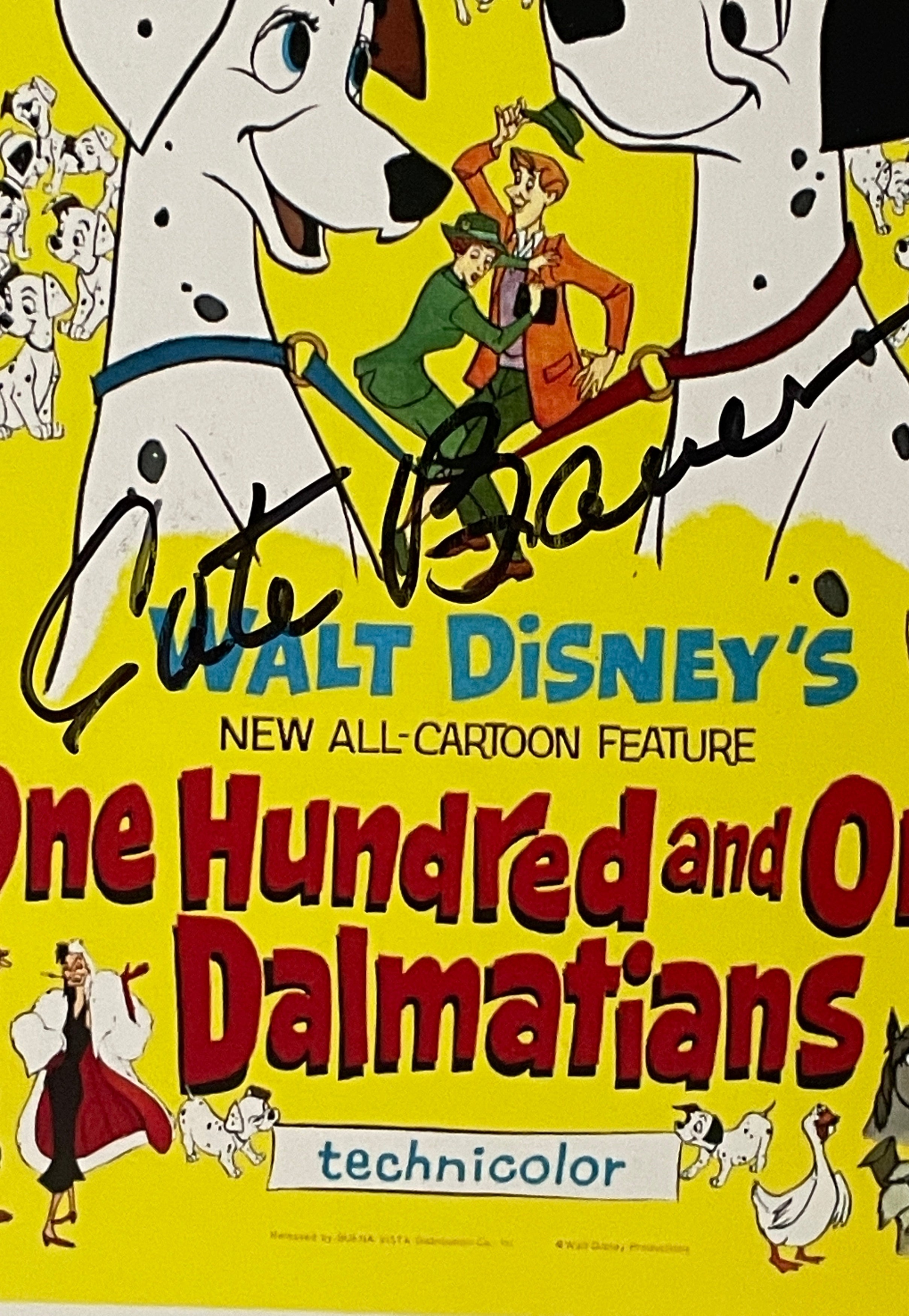Interstellar Collectibles Inc - 101 Dalmatians Cate Bauer Signed photo 4