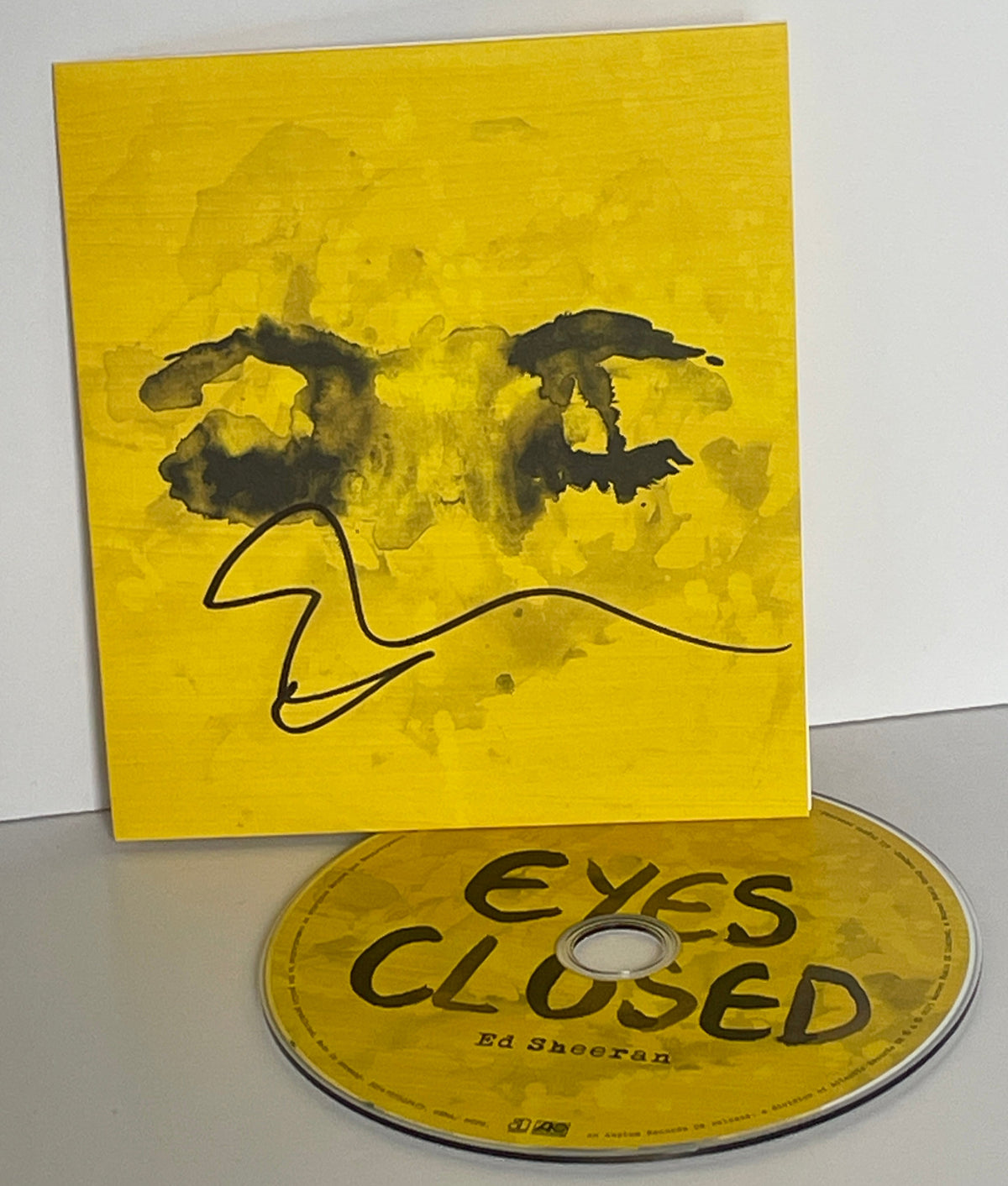 Interstellar Collectibles Inc –  Eyes Closed CD Ed Sheeran Signed 1