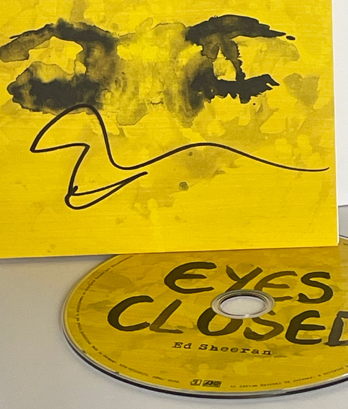 Interstellar Collectibles Inc –  Eyes Closed CD Ed Sheeran Signed 2