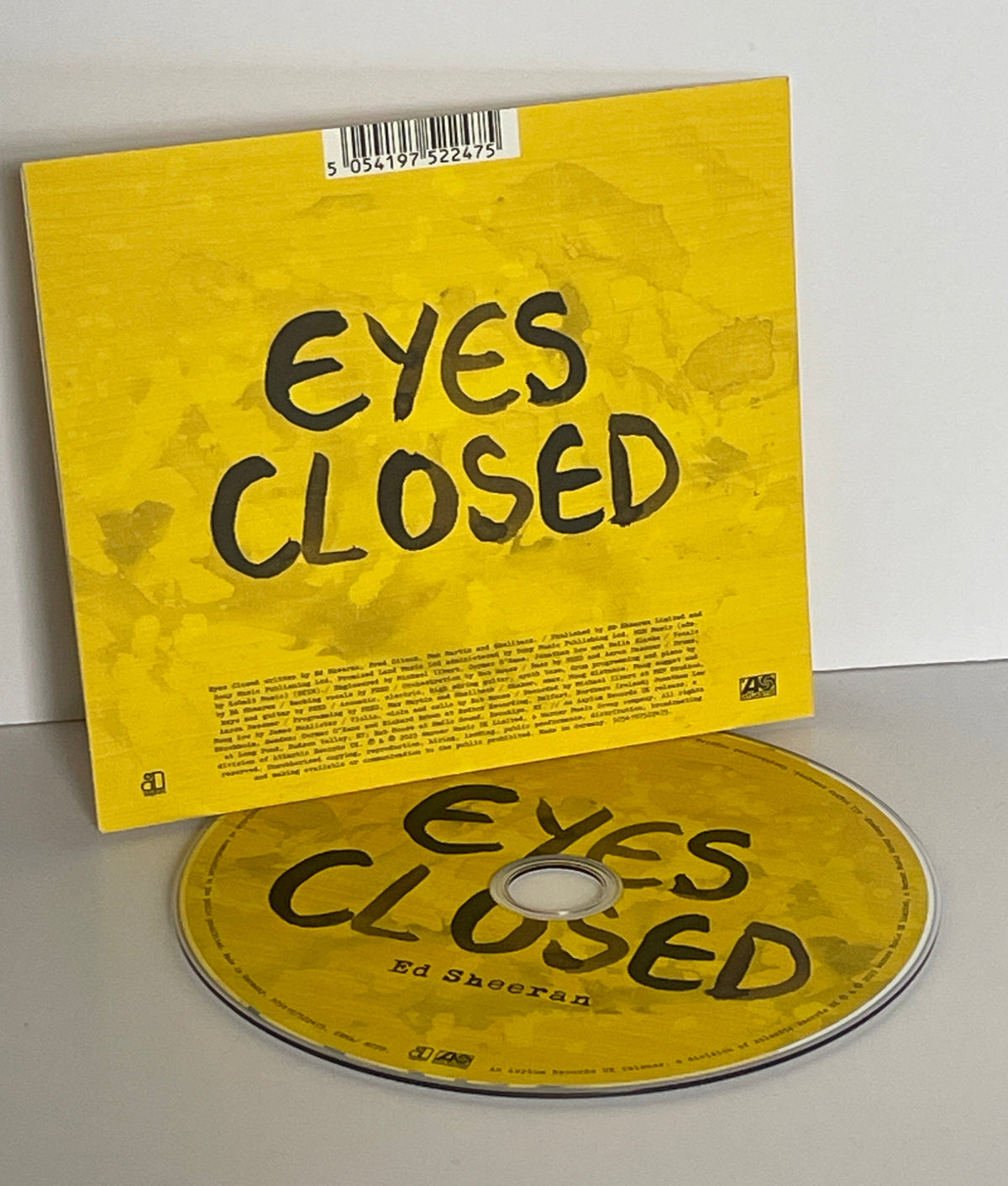 Interstellar Collectibles Inc –  Eyes Closed CD Ed Sheeran Signed 3