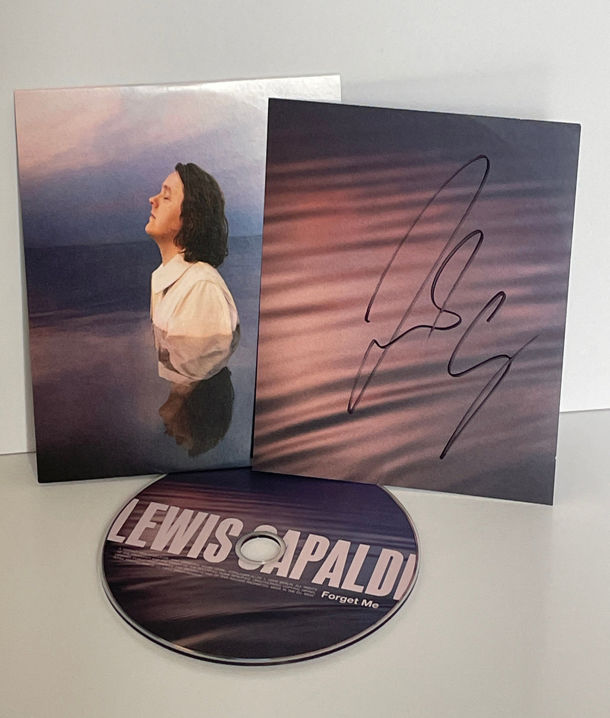 Interstellar Collectibles Inc – Forget Me Lewis Capaldi CD Signed 1