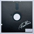 Interstellar Collectibles Inc - Ronald G. Wayne Signed Floppy Disk Black 1