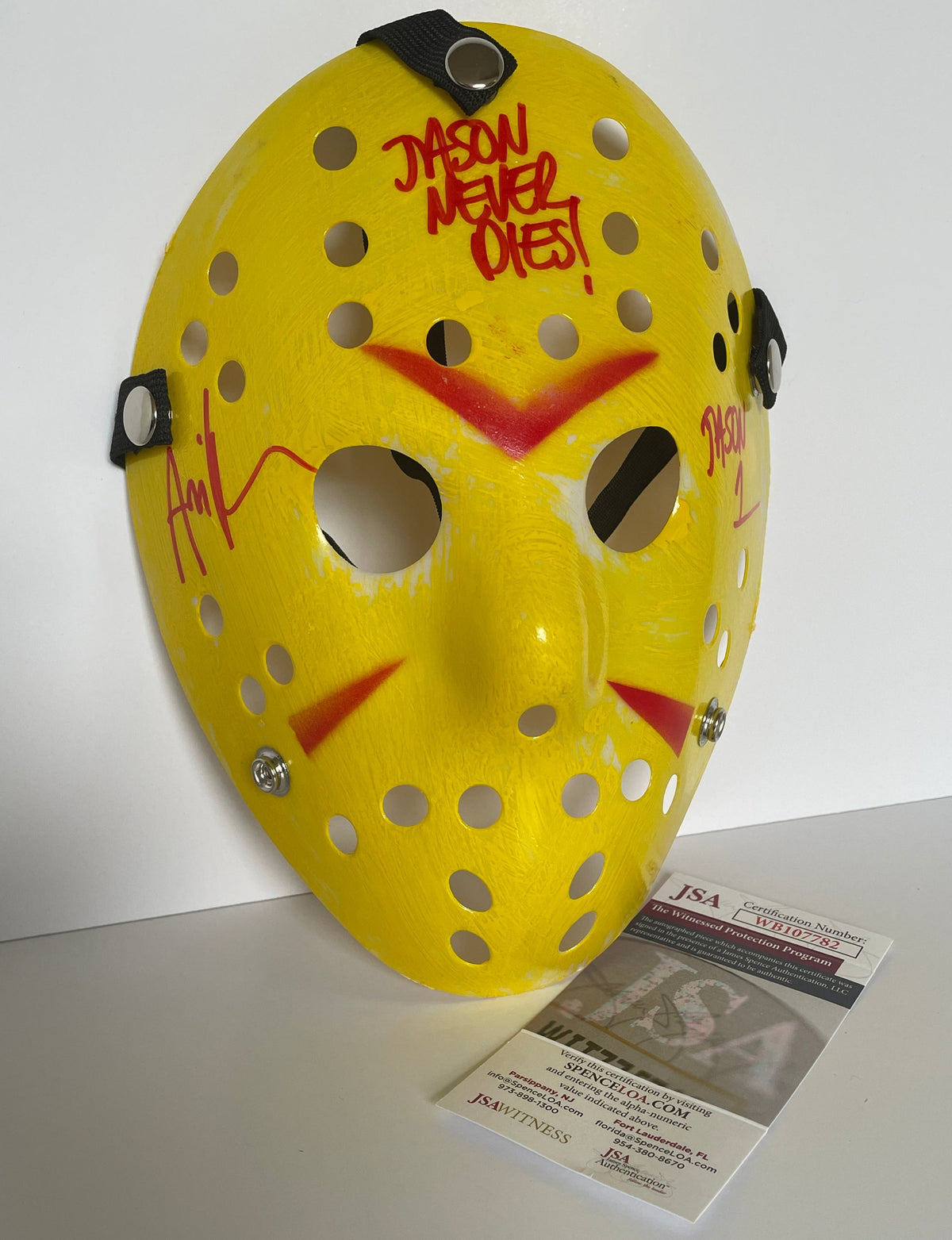 Interstellar Collectibles Inc - Mask Ari Lehman Signed 1