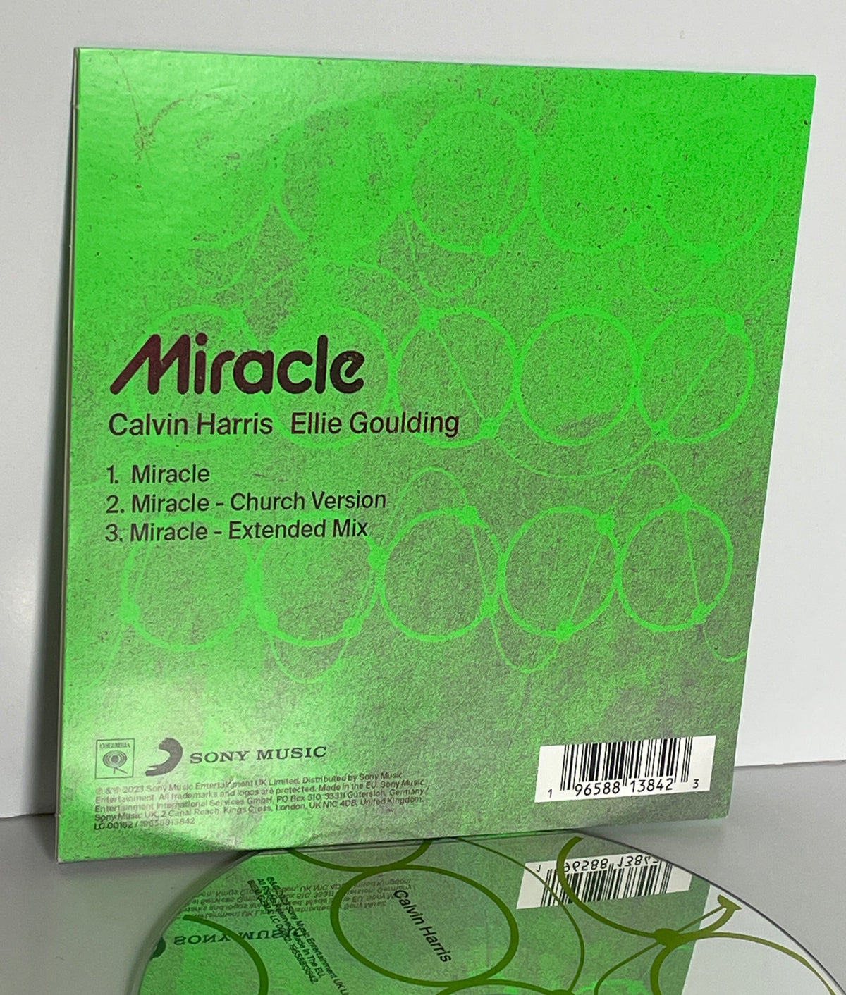 Interstellar Collectibles Inc – Miracle CD Calvin Harris Ellie Goulding Signed 3