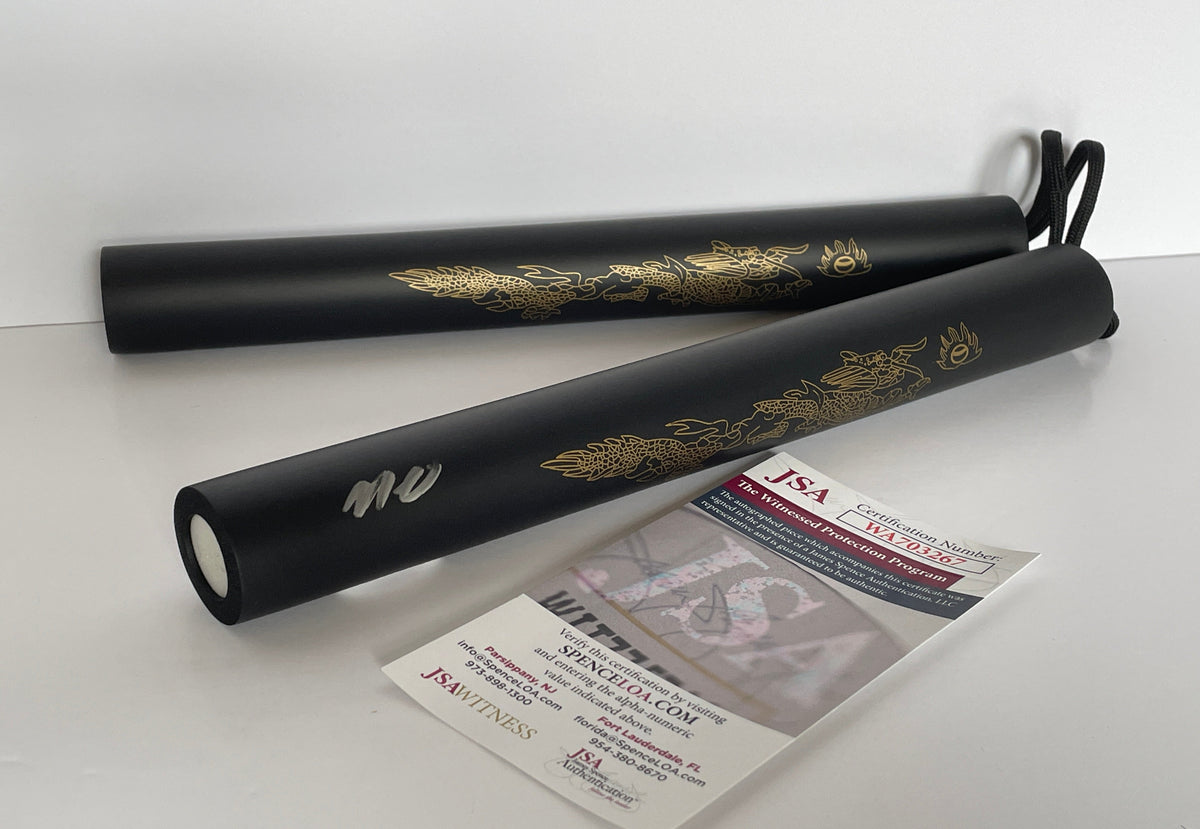 Interstellar Collectibles Inc - Nunchucks Nick Diaz Signed 1