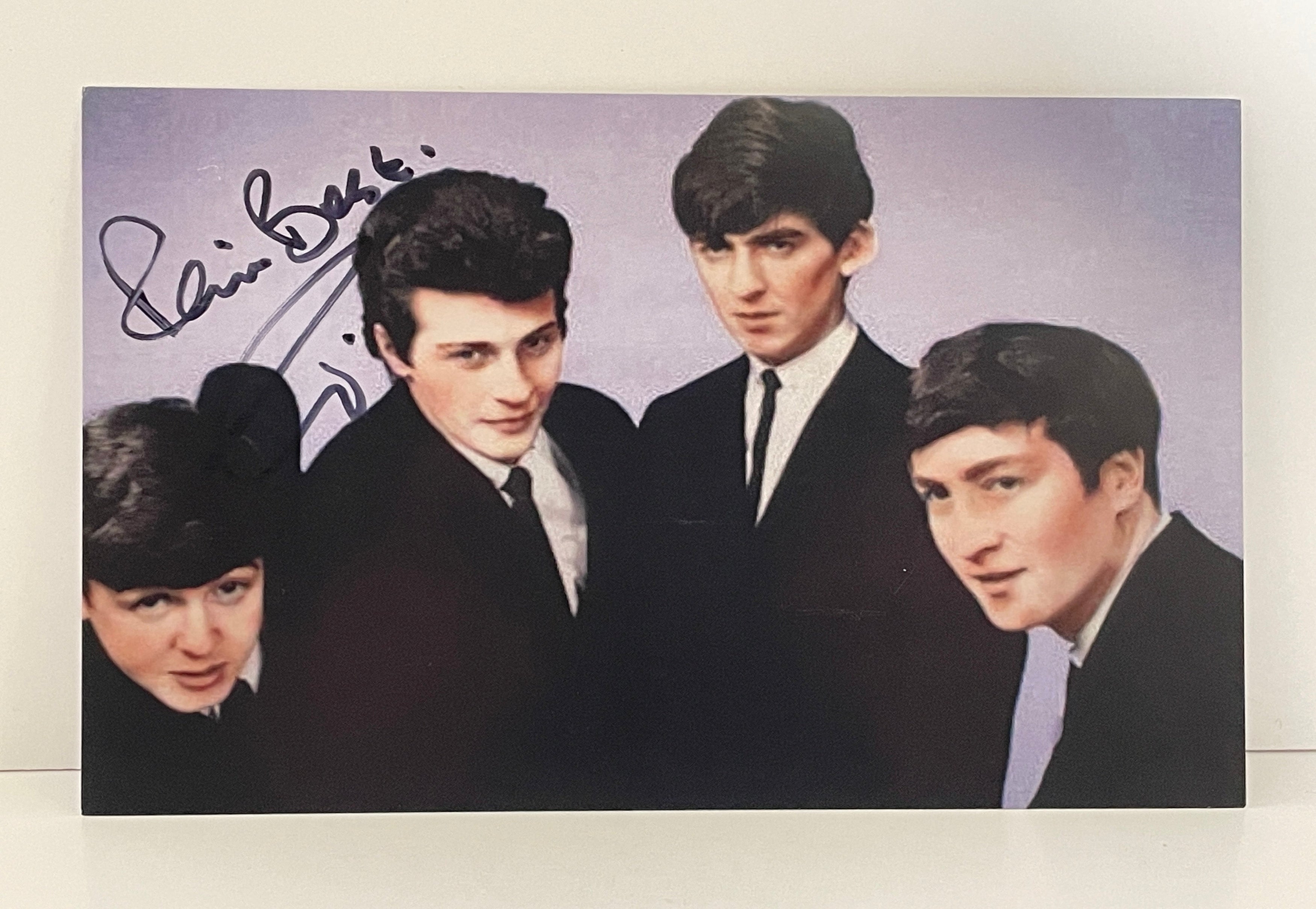 Interstellar Collectibles Inc - Pete Best Signed Photo 1