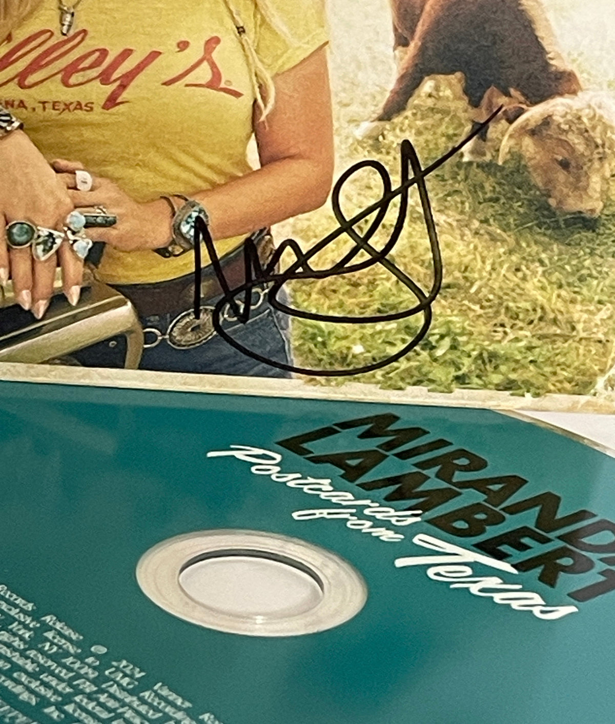 Interstellar Collectibles Inc - Postcards from Texas Miranda Lambert CD Signed 2
