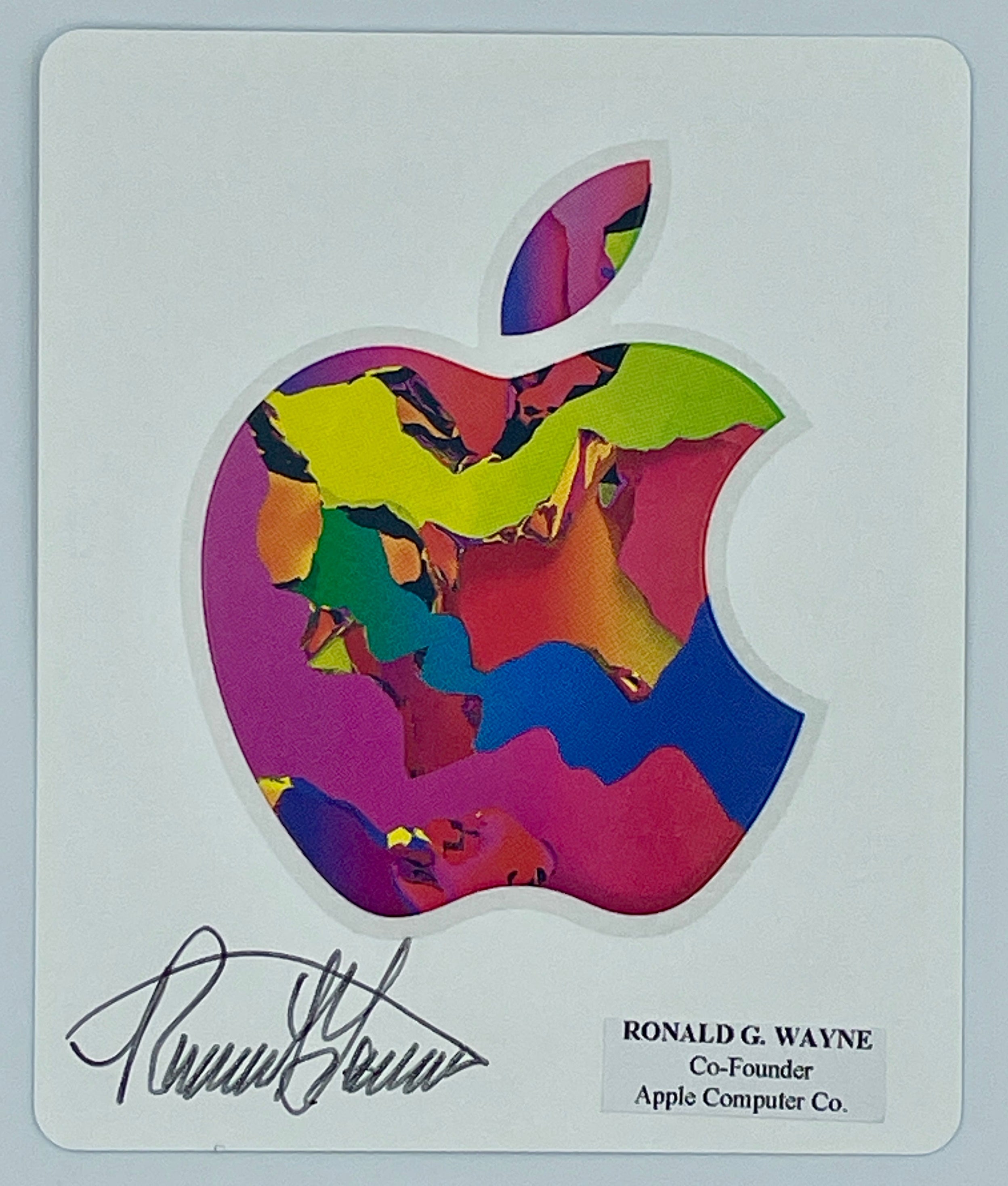 Interstellar Collectibles Inc - Ronald G. Wayne Signed Apple Gift Card A