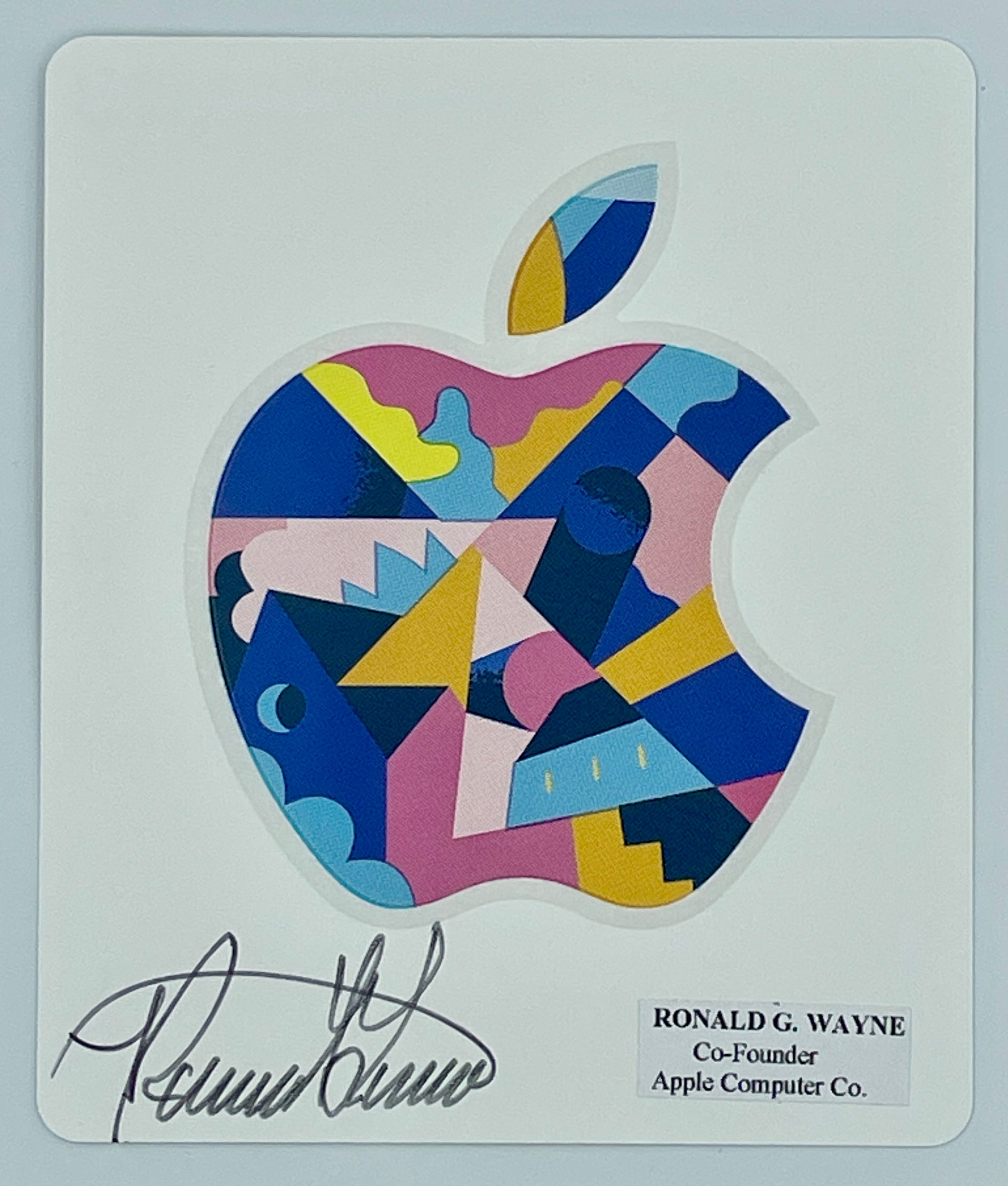 Interstellar Collectibles Inc - Ronald G. Wayne Signed Apple Gift Card B