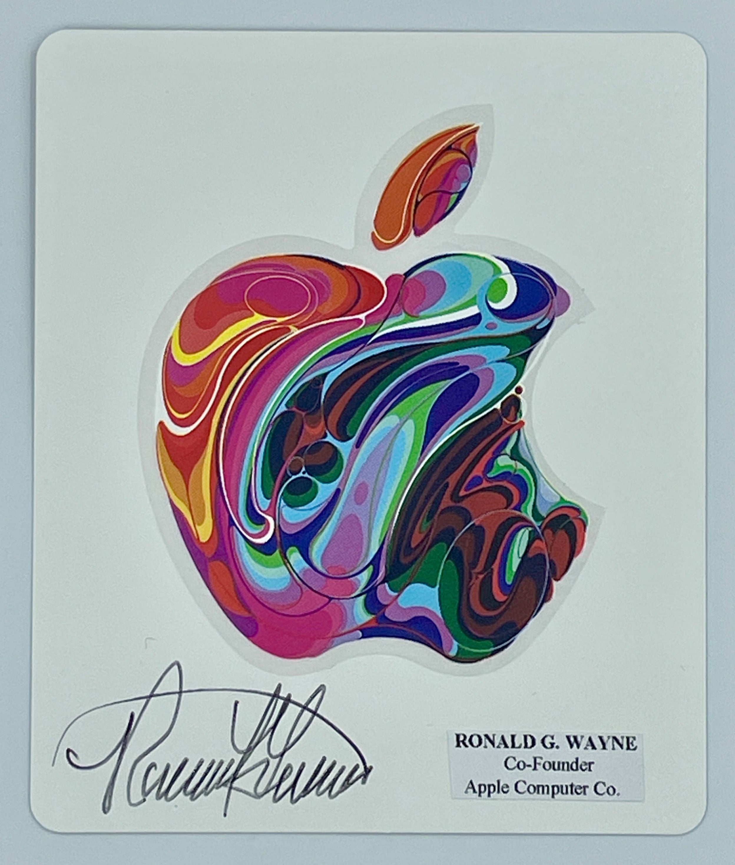 Interstellar Collectibles Inc - Ronald G. Wayne Signed Apple Gift Card C