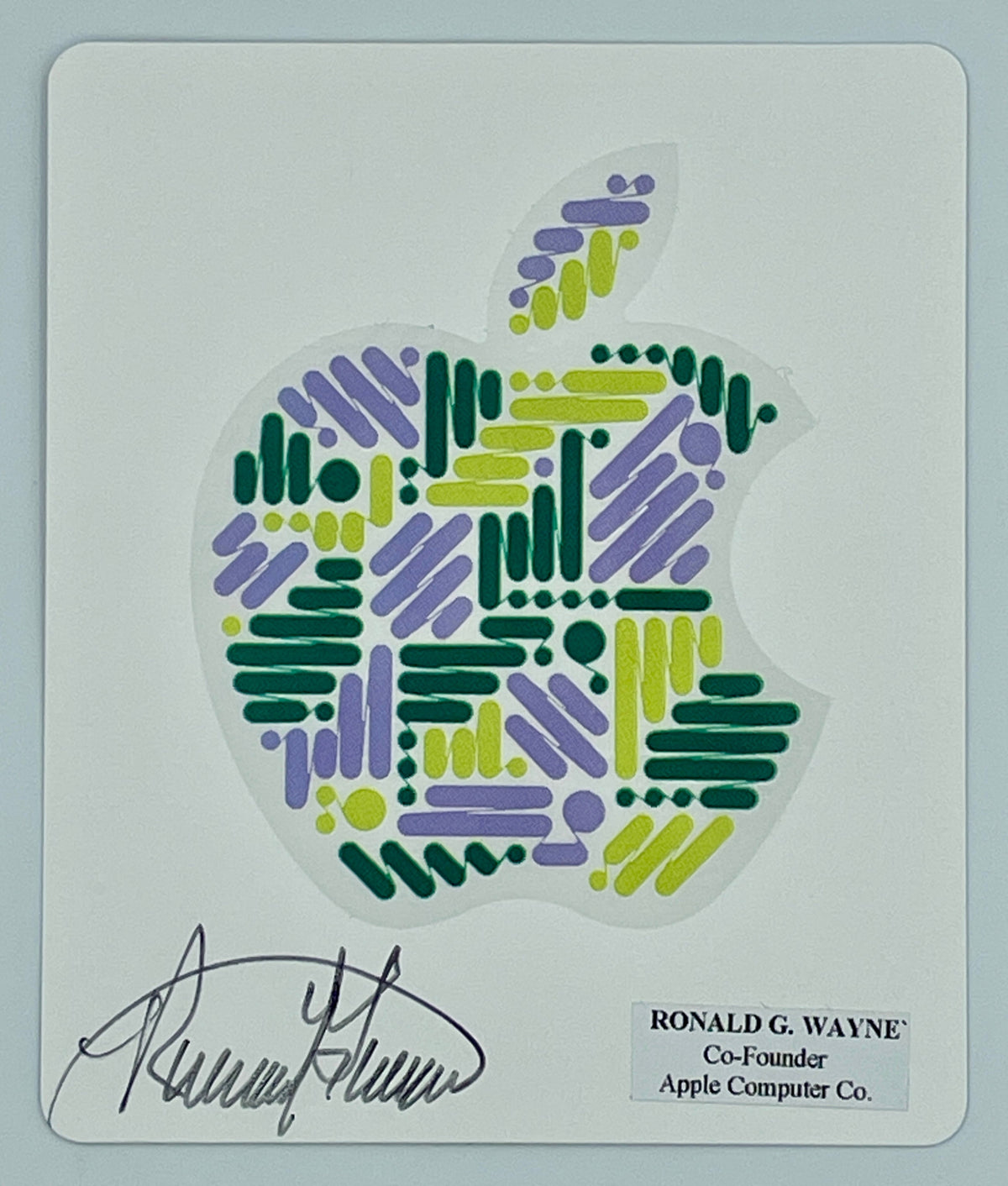 Interstellar Collectibles Inc - Ronald G. Wayne Signed Apple Gift Card D