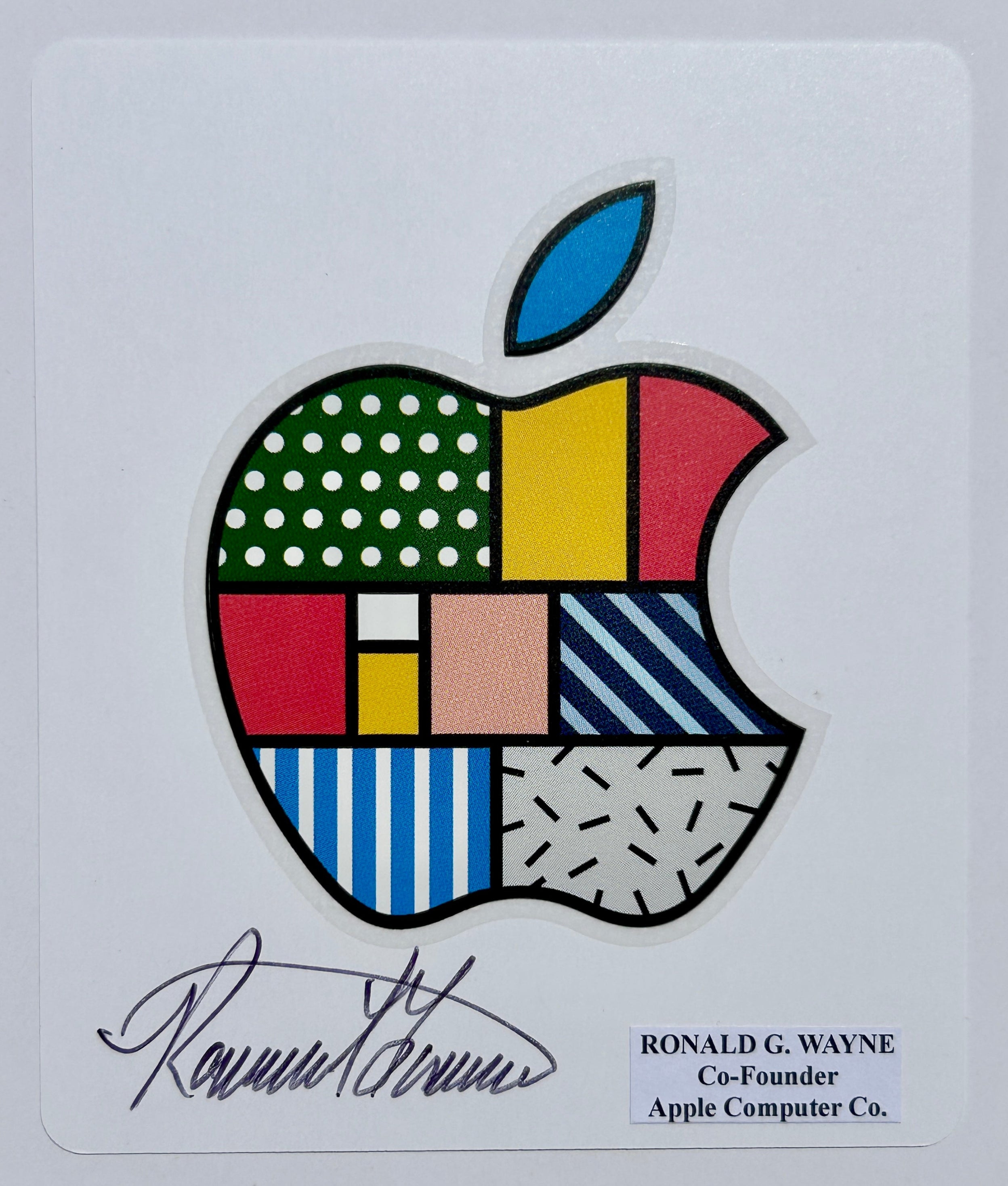 Interstellar Collectibles Inc - Ronald G. Wayne Signed Apple Gift Card I