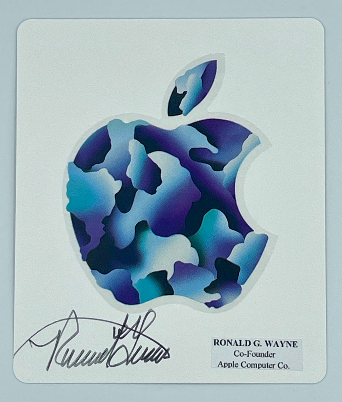 Interstellar Collectibles Inc - Ronald G. Wayne Signed Apple Gift Card J