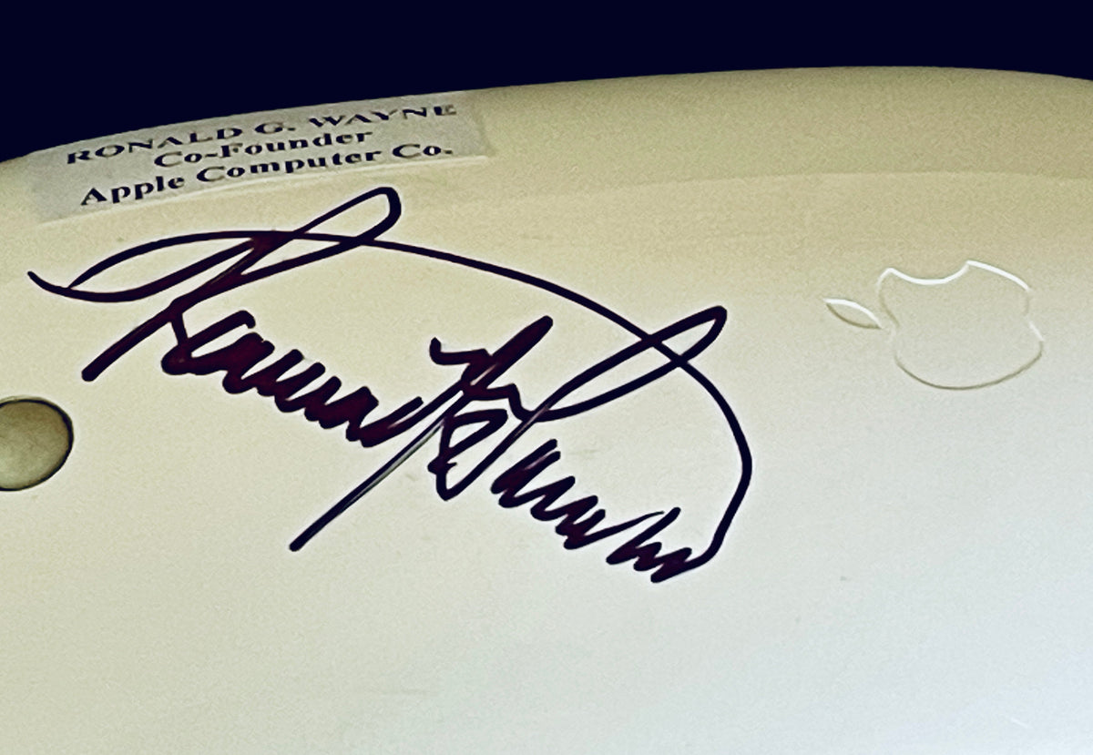 Interstellar Collectibles Inc - Ronald G. Wayne Signed Apple Mouse 2