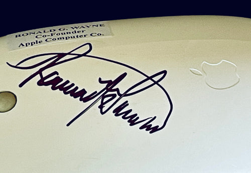 Interstellar Collectibles Inc - Ronald G. Wayne Signed Apple Mouse 2