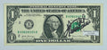 Interstellar Collectibles Inc - Ronald G. Wayne Signed Dollar Bill 1