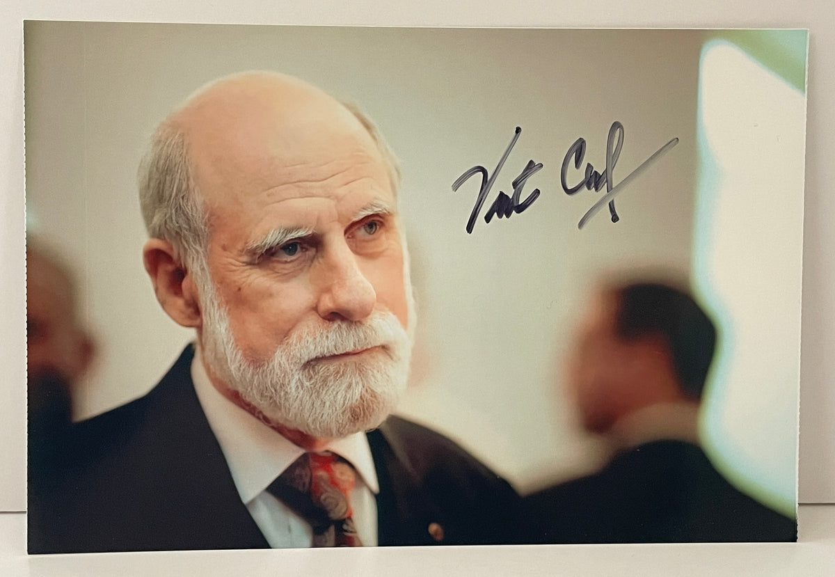 Interstellar Collectibles Inc – Vint Cerf Signed photo 1