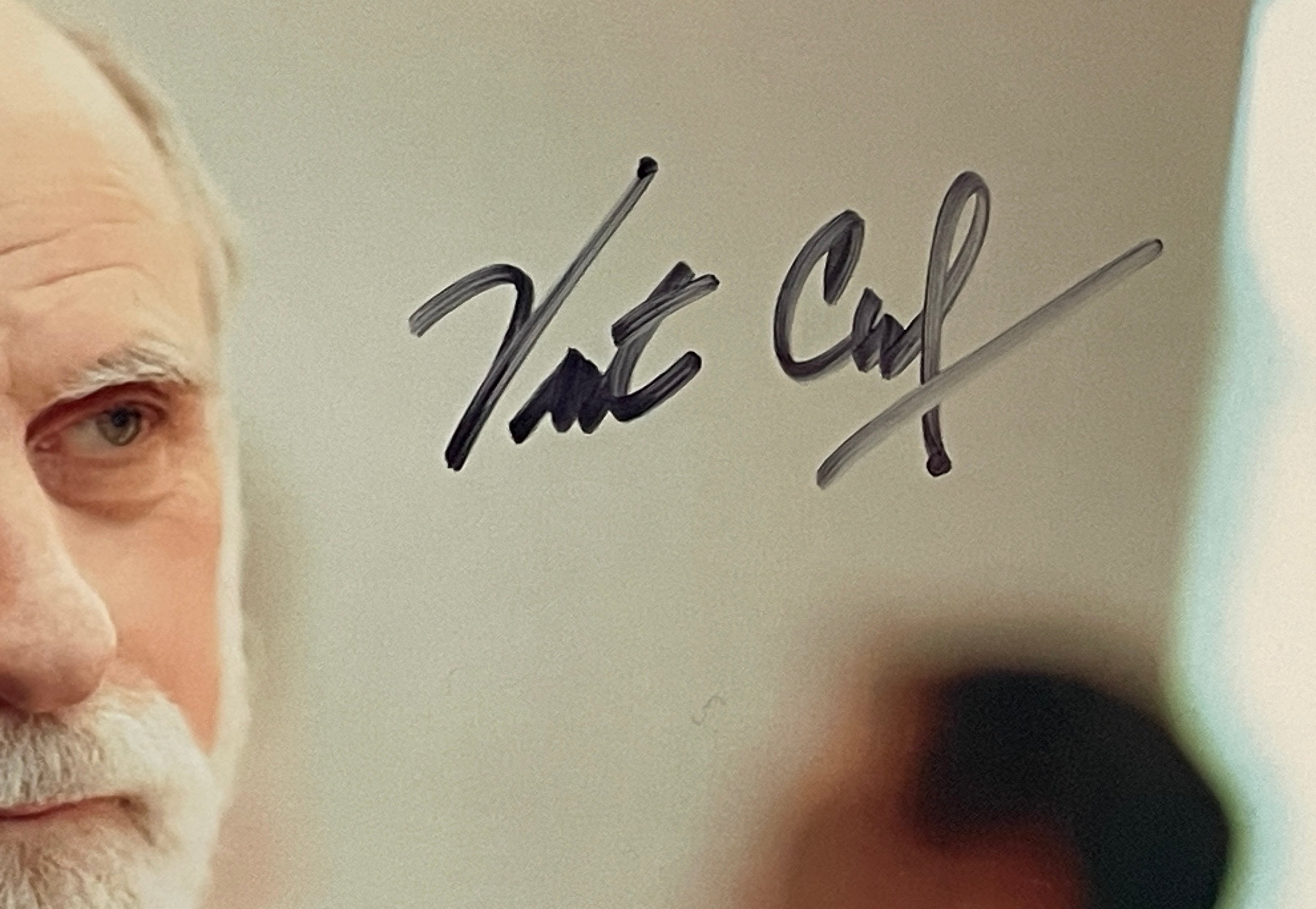 Interstellar Collectibles Inc – Vint Cerf Signed photo 2