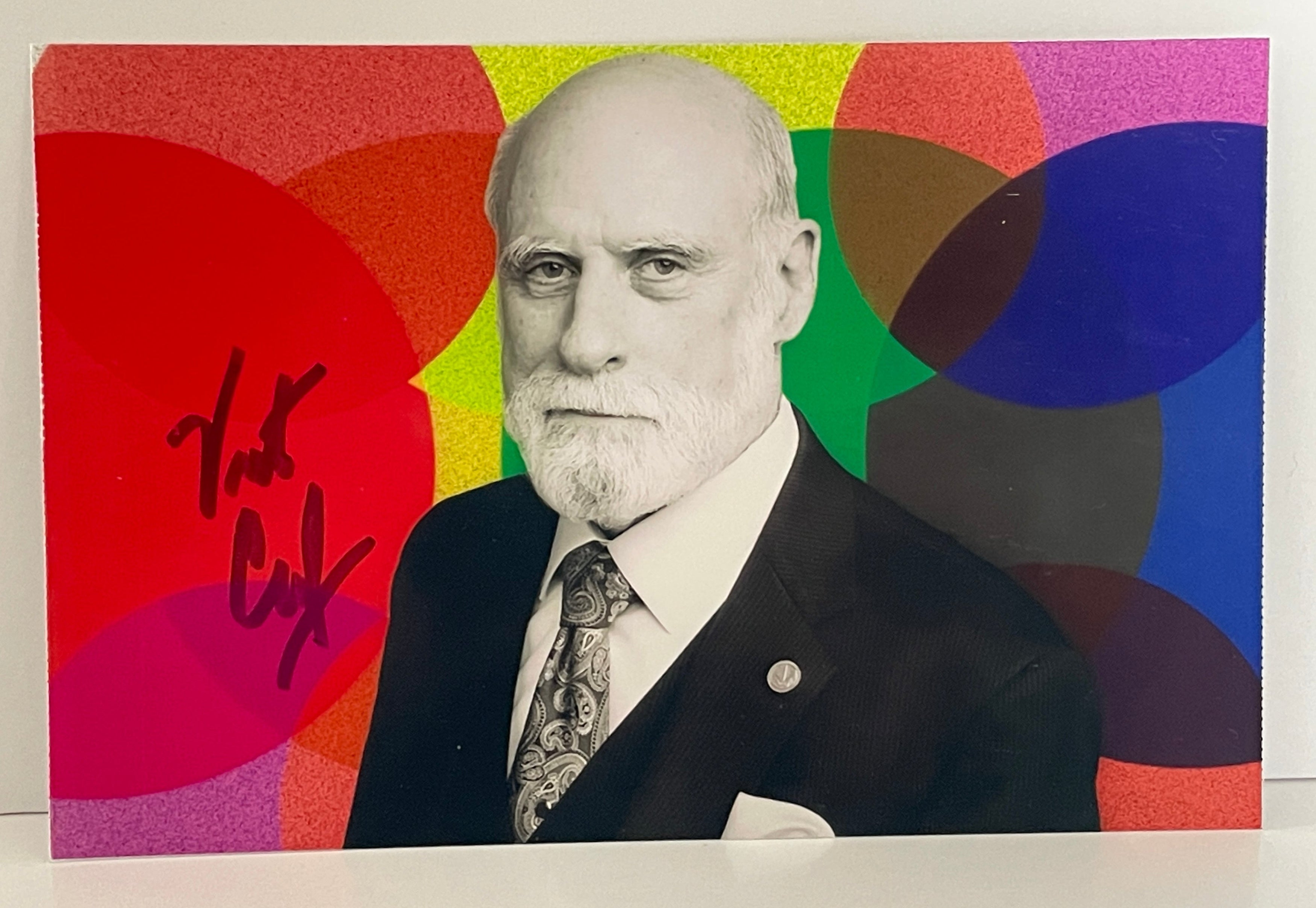 Interstellar Collectibles Inc – Vint Cerf Signed photo 3