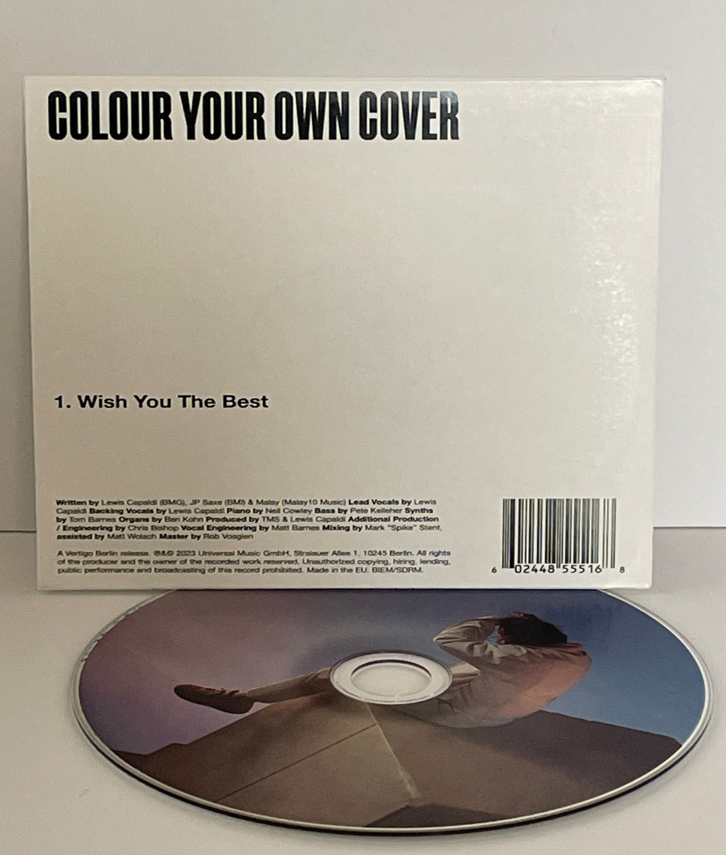Interstellar Collectibles Inc – Wish You The Best Lewis Capaldi CD Signed 2