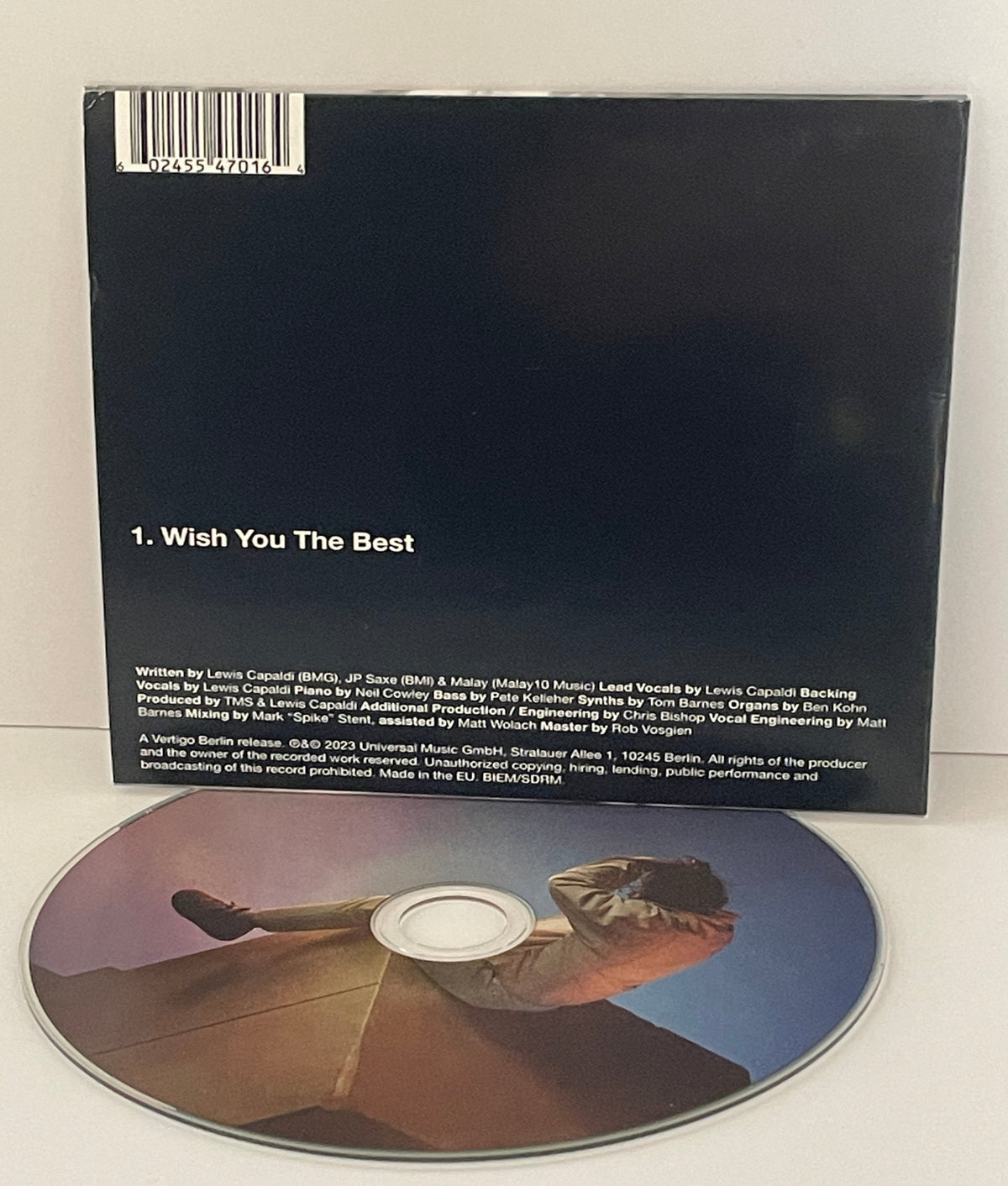 Interstellar Collectibles Inc – Wish You The Best Lewis Capaldi CD Signed 5